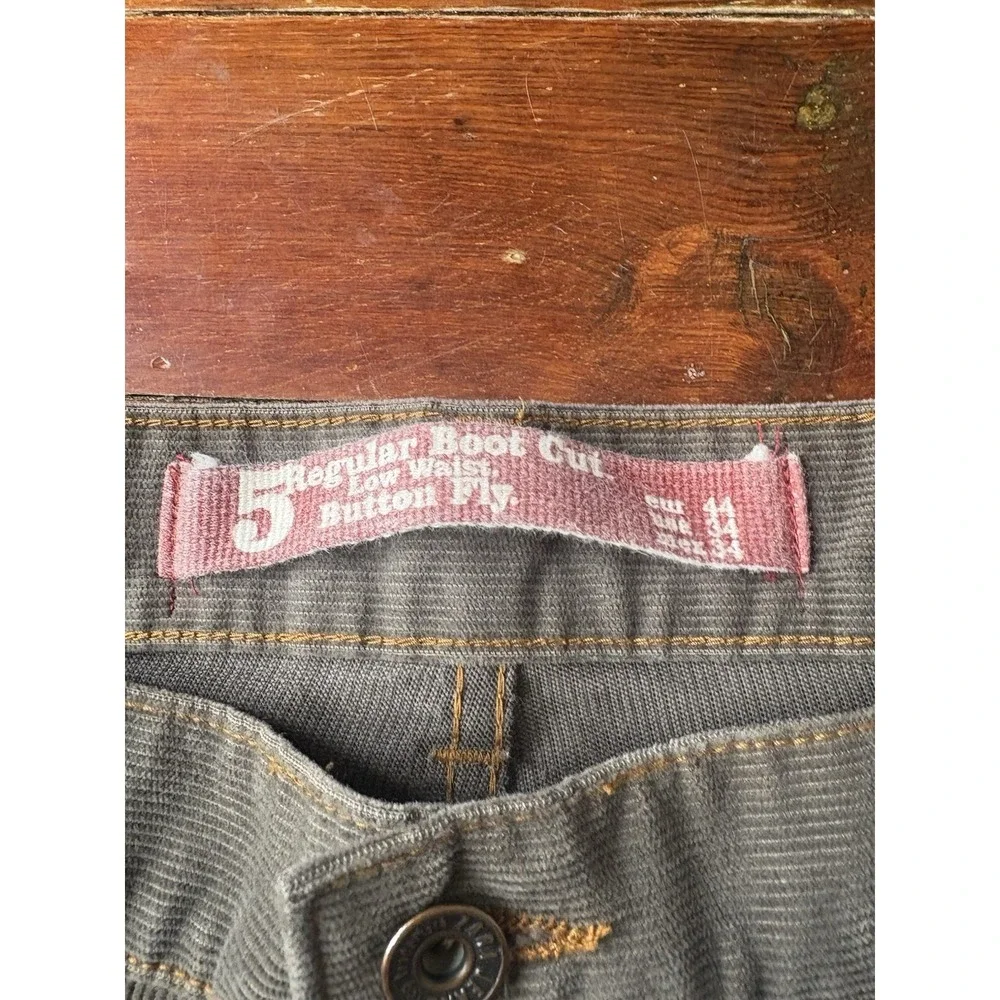 Zara Men's Pants Corduroy‎ Bootcut Gray Vintage Size 34x33
